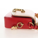 Chloe Hand Bag Leather 2way Red Gold Auth 213456M-5