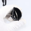 PRADA Hand Bag Nylon Leather Black Silver Auth 213463A-17