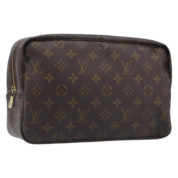 LOUIS VUITTON Monogram Trousse Toilette 28 Clutch Bag M47522 LV Auth 213468