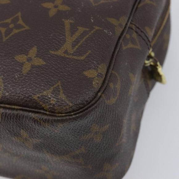 LOUIS VUITTON Monogram Trousse Toilette 28 Clutch Bag M47522 LV Auth 213468