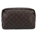 LOUIS VUITTON Monogram Trousse Toilette 28 Clutch Bag M47522 LV Auth 213468-3