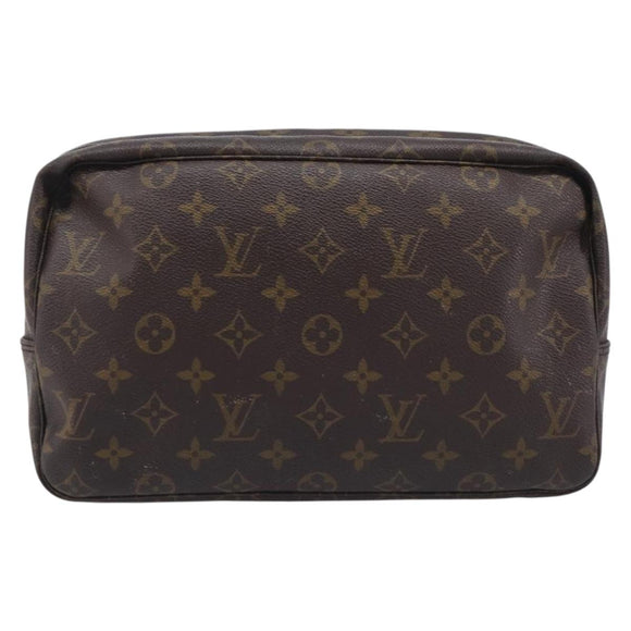LOUIS VUITTON Monogram Trousse Toilette 28 Clutch Bag M47522 LV Auth 213468