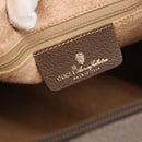 GUCCI GG Supreme Web Sherry Line Boston Bag PVC Beige Gold 39 02 007 Auth 213472-16