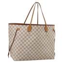 LOUIS VUITTON Damier Azur Neverfull GM Tote Bag N41360 LV Auth 213479-1