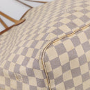 LOUIS VUITTON Damier Azur Neverfull GM Tote Bag N41360 LV Auth 213479-13