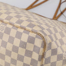LOUIS VUITTON Damier Azur Neverfull GM Tote Bag N41360 LV Auth 213479-14