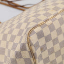 LOUIS VUITTON Damier Azur Neverfull GM Tote Bag N41360 LV Auth 213479-15