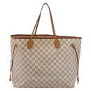 LOUIS VUITTON Damier Azur Neverfull GM Tote Bag N41360 LV Auth 213479-3