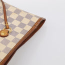LOUIS VUITTON Damier Azur Neverfull GM Tote Bag N41360 LV Auth 213479-9