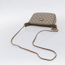 GUCCI GG Plus Supreme Shoulder Bag PVC 2 Set Beige Auth 213487-11