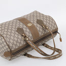 GUCCI GG Plus Supreme Shoulder Bag PVC 2 Set Beige Auth 213487-5
