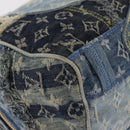 LOUIS VUITTON Monogram Denim Patchwork Speedy 30 Bag Blue M95380 LV Auth 213495V-11