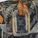 LOUIS VUITTON Monogram Denim Patchwork Speedy 30 Bag Blue M95380 LV Auth 213495V-16