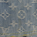 LOUIS VUITTON Monogram Denim Patchwork Speedy 30 Bag Blue M95380 LV Auth 213495V-4