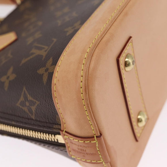 LOUIS VUITTON Monogram Alma BB Hand Bag 2way M53152 LV Auth 213496V