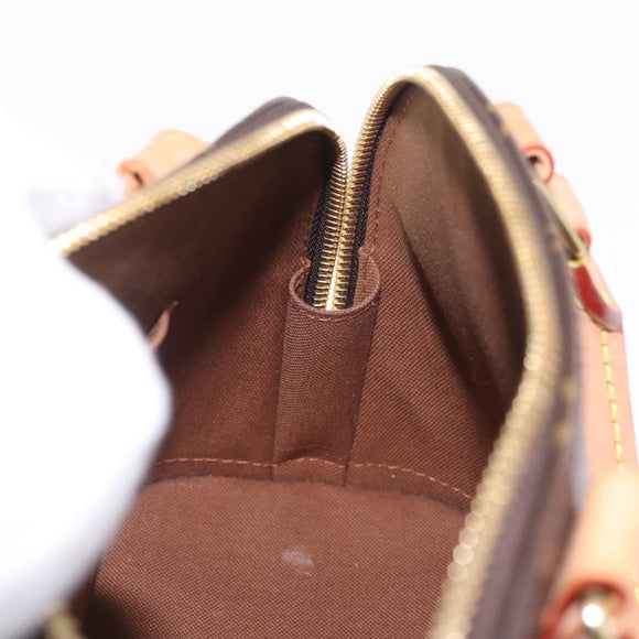 LOUIS VUITTON Monogram Alma BB Hand Bag 2way M53152 LV Auth 213496V