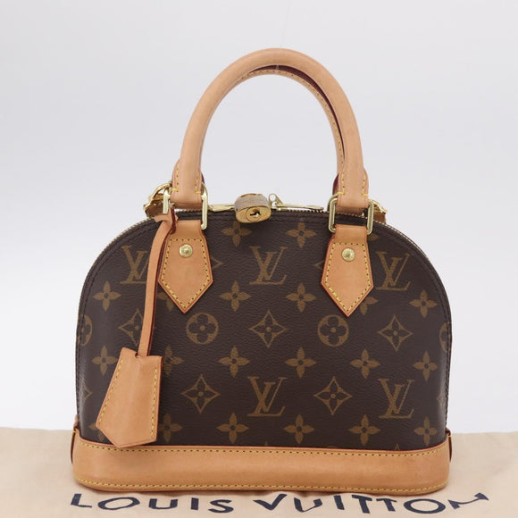 LOUIS VUITTON Monogram Alma BB Hand Bag 2way M53152 LV Auth 213496V