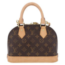 LOUIS VUITTON Monogram Alma BB Hand Bag 2way M53152 LV Auth 213496V-3