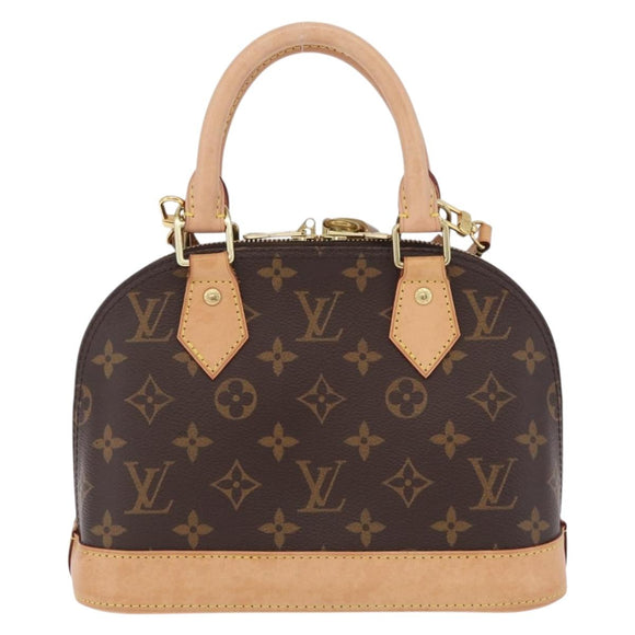 LOUIS VUITTON Monogram Alma BB Hand Bag 2way M53152 LV Auth 213496V