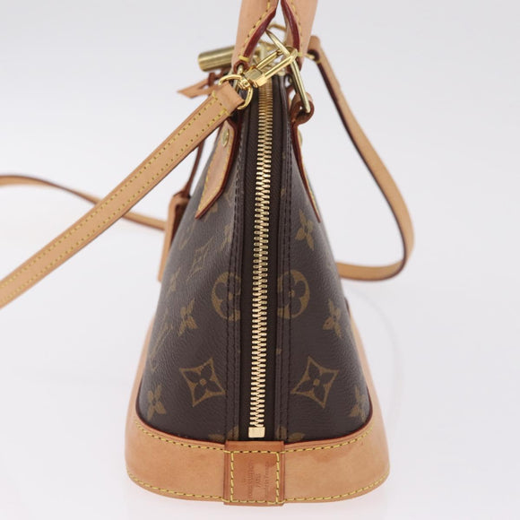 LOUIS VUITTON Monogram Alma BB Hand Bag 2way M53152 LV Auth 213496V