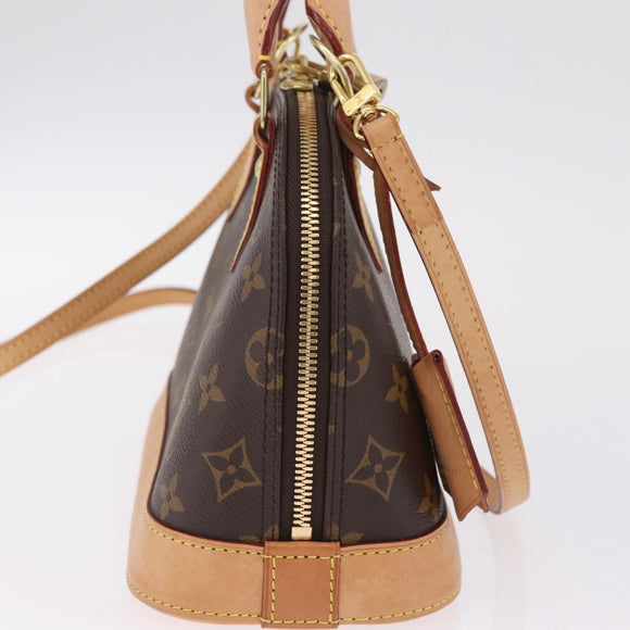 LOUIS VUITTON Monogram Alma BB Hand Bag 2way M53152 LV Auth 213496V