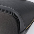 LOUIS VUITTON Epi Alma Hand Bag Noir Black M52142 LV Auth 213503V-12