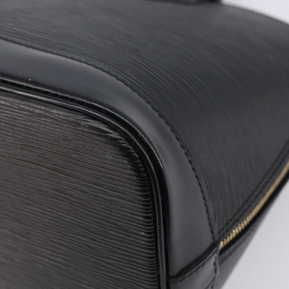 LOUIS VUITTON Epi Alma Hand Bag Noir Black M52142 LV Auth 213503V