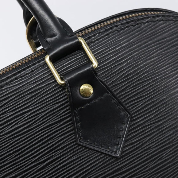 LOUIS VUITTON Epi Alma Hand Bag Noir Black M52142 LV Auth 213503V
