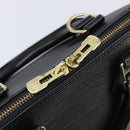 LOUIS VUITTON Epi Alma Hand Bag Noir Black M52142 LV Auth 213503V-16
