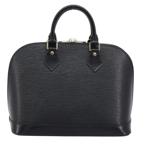 LOUIS VUITTON Epi Alma Hand Bag Noir Black M52142 LV Auth 213503V