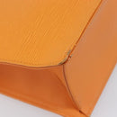 LOUIS VUITTON Epi Sac Plat Hand Bag Orange Mandarin M5274H LV Auth 213504A-14