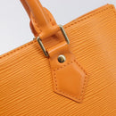 LOUIS VUITTON Epi Sac Plat Hand Bag Orange Mandarin M5274H LV Auth 213504A-15