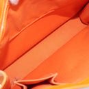 LOUIS VUITTON Epi Sac Plat Hand Bag Orange Mandarin M5274H LV Auth 213504A-18