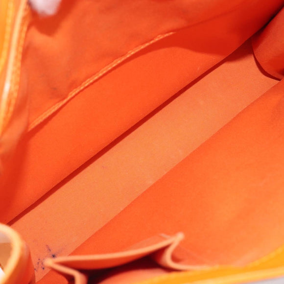 LOUIS VUITTON Epi Sac Plat Hand Bag Orange Mandarin M5274H LV Auth 213504A