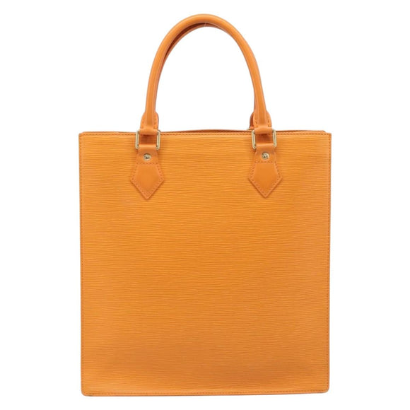LOUIS VUITTON Epi Sac Plat Hand Bag Orange Mandarin M5274H LV Auth 213504A