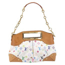 LOUIS VUITTON Monogram Multicolor Judy MM Bag 2way White M40255 LV Auth 213505V-3