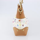 LOUIS VUITTON Monogram Multicolor Judy MM Bag 2way White M40255 LV Auth 213505V-6