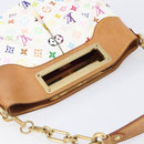 LOUIS VUITTON Monogram Multicolor Judy MM Bag 2way White M40255 LV Auth 213505V-7