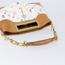 LOUIS VUITTON Monogram Multicolor Judy MM Bag 2way White M40255 LV Auth 213505V-8