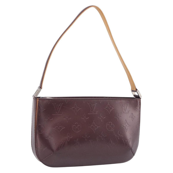LOUIS VUITTON Monogram Mat Fowler Shoulder Bag Viole M55146 LV Auth 213509V
