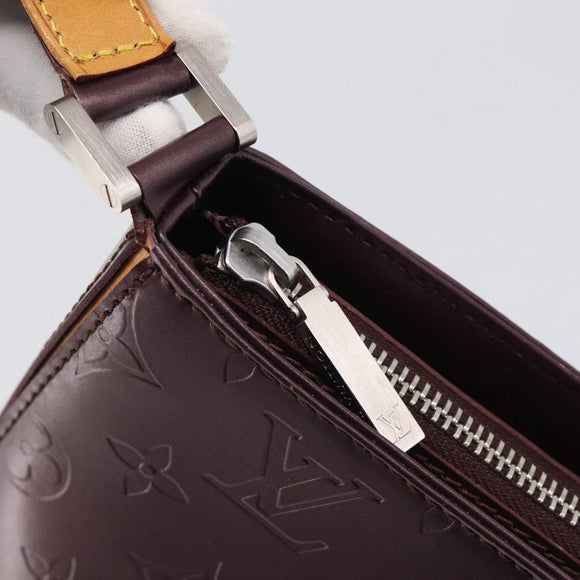 LOUIS VUITTON Monogram Mat Fowler Shoulder Bag Viole M55146 LV Auth 213509V