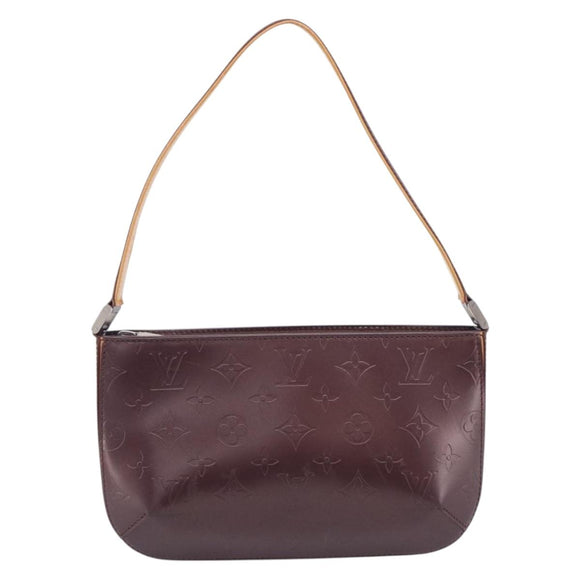 LOUIS VUITTON Monogram Mat Fowler Shoulder Bag Viole M55146 LV Auth 213509V