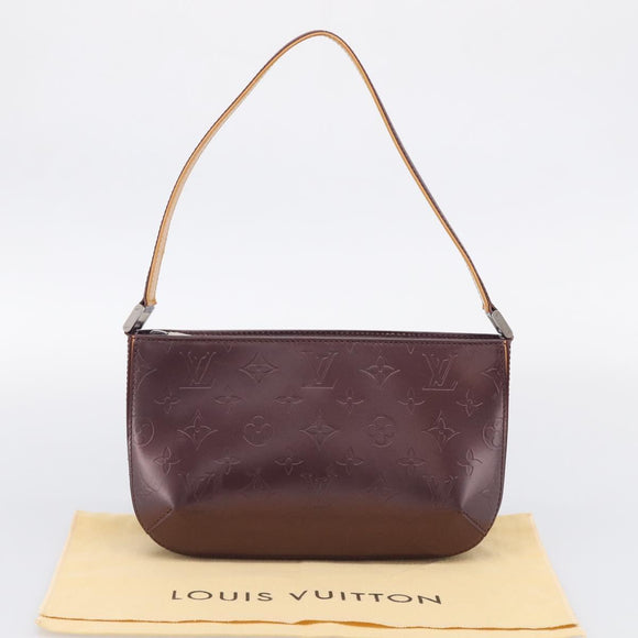 LOUIS VUITTON Monogram Mat Fowler Shoulder Bag Viole M55146 LV Auth 213509V