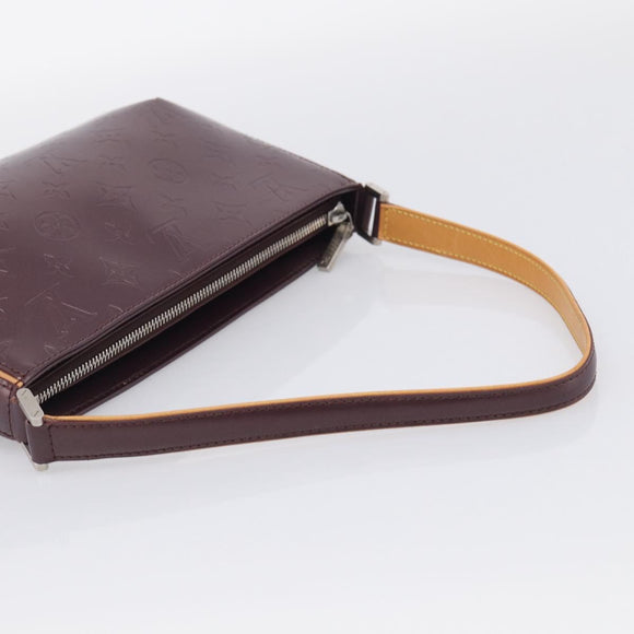 LOUIS VUITTON Monogram Mat Fowler Shoulder Bag Viole M55146 LV Auth 213509V