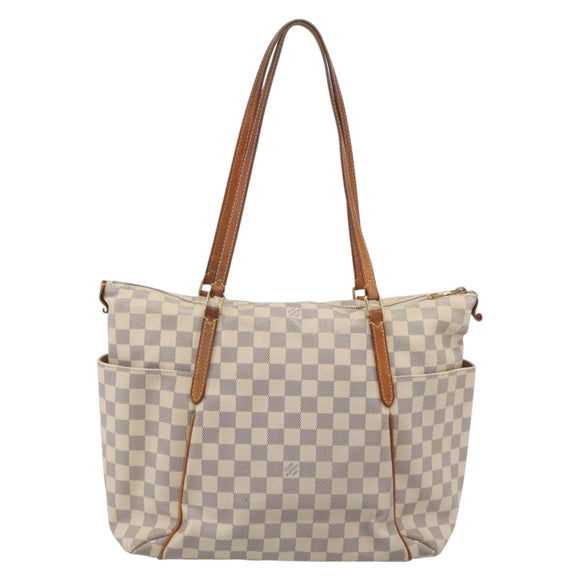LOUIS VUITTON Damier Azur Totally MM Tote Bag N51262 LV Auth 213510