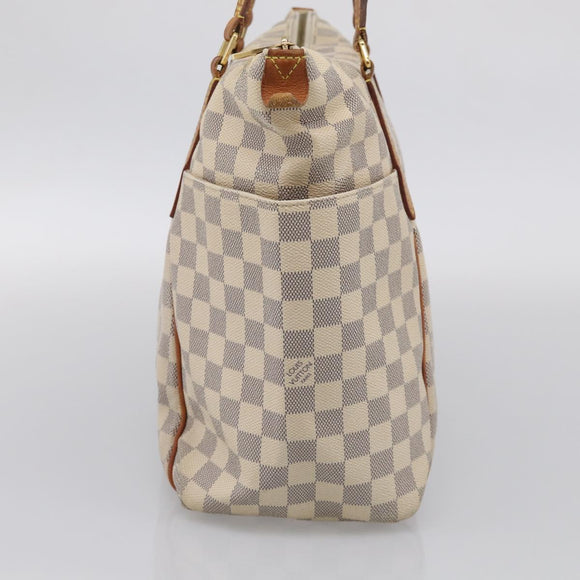 LOUIS VUITTON Damier Azur Totally MM Tote Bag N51262 LV Auth 213510