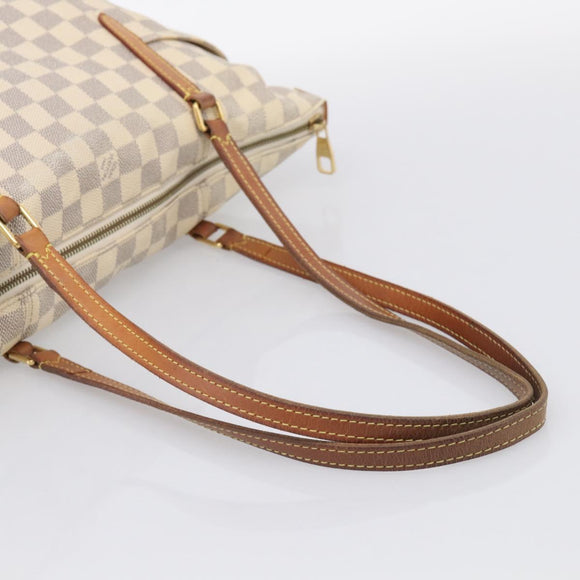 LOUIS VUITTON Damier Azur Totally MM Tote Bag N51262 LV Auth 213510