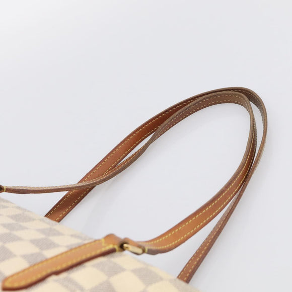 LOUIS VUITTON Damier Azur Totally MM Tote Bag N51262 LV Auth 213510