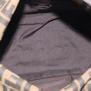 FENDI Zucca Canvas Mamma Baguette Shoulder Bag Brown Black Auth 213515V-18