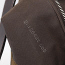 FENDI Zucca Canvas Mamma Baguette Shoulder Bag Brown Black Auth 213515V-23